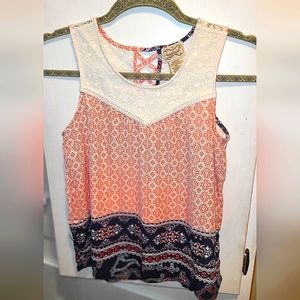 Eyelash Couture,Women's top sz=Med. Pink,Navy,White